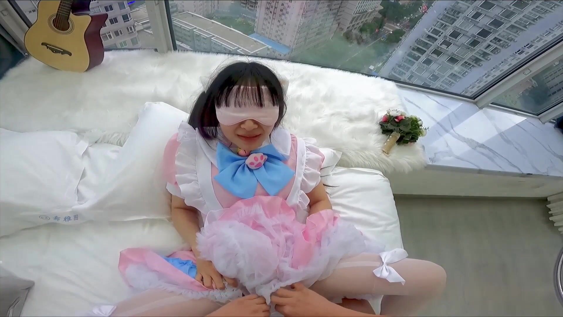 【跨年甄选 极品萝莉】超幻3D视觉爆操双马尾洛丽塔女友喵喵 抓着双马尾疯狂输出 爆精内射 男友视角 超清1080P原版